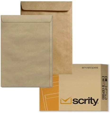 Envelope A4 Saco Kraft 332 229 X 324mm 80 Gr Cx C 100 Unid Amazon