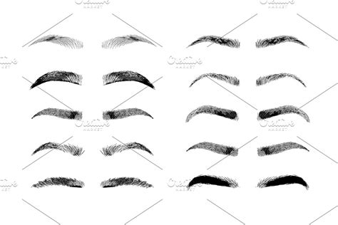 Eyebrow Vector at Vectorified.com | Collection of Eyebrow Vector free ...