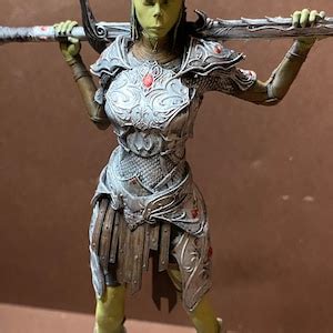 BG3 Laezel Githyanki Statue Painted Unpainted ABS Resin Art/sculpture ...