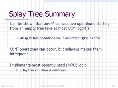 Unit 5 Splay Trees Motivation For Splay Trees