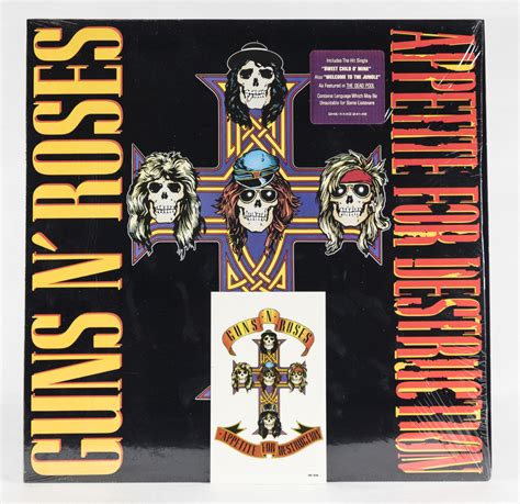 Guns N Roses Appetite For Destruction Geffen Records Usa Lp