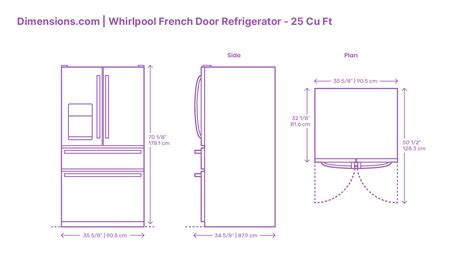 Frigidaire Top Freezer Refrigerator 18 Cu Ft Dimensions 60 Off