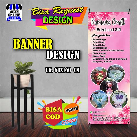 Spanduk Banner Jasa Pembuatan Buket Dan Gift Pembuatan Hadiah Keren