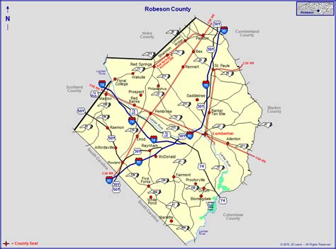 Map Of Nc Counties Lumberton Nc - Get Latest Map Update