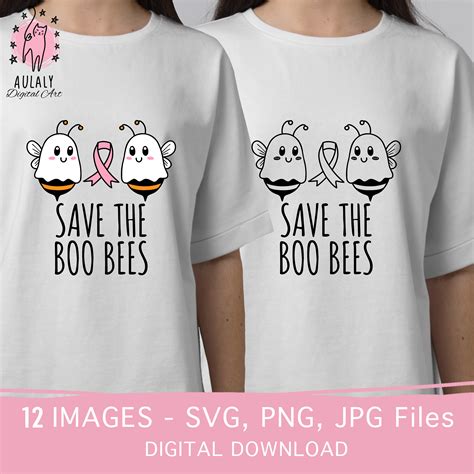 Save The Boo Bees Svg Bees Breast Cancer Save The Boo Bees Png Save