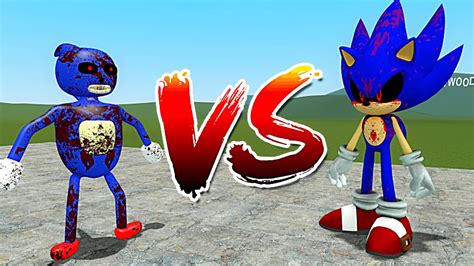 Sonicexe Vs Sanicexe Who Strongest In Gmod Youtube