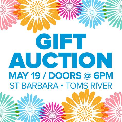 May 19 T Auction Saint Barbara Ladies Philoptochos Society Toms