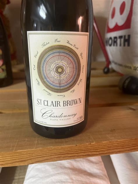 2010 St Clair Brown Chardonnay Usa California Napa Valley