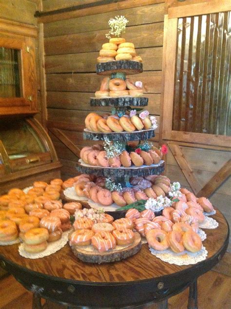 Wedding Donut Bar Doughnut Wedding Cake Wedding Donuts Donut Party