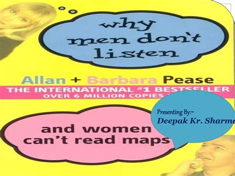 Why Men Dont Listenwomen Cant Read Maps Ppt