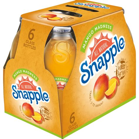 Snapple Mango Madness 16 Oz Bottles Shop Tea At H E B