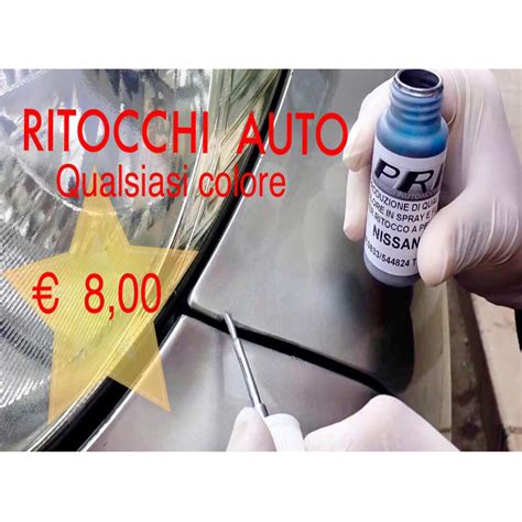 RITOCCO AUTO MOTO 50ML SMALTINO CON PENNELLINO Colori Parati