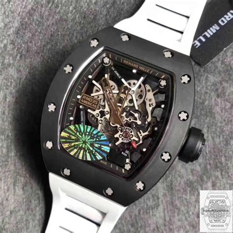 Replika Richard Mille RM35 01 KV Tali Putih Pabrik