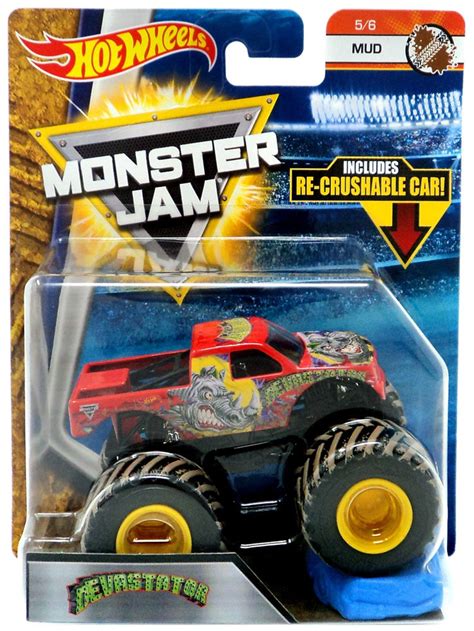 Hot Wheels Monster Jam Devastator 164 Die Cast Car 56 Mud Mattel Toys Toywiz