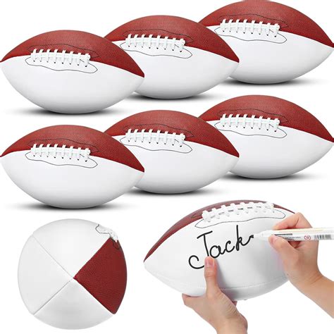 Amazon Halloscume Pcs In Blank Autograph Football Size