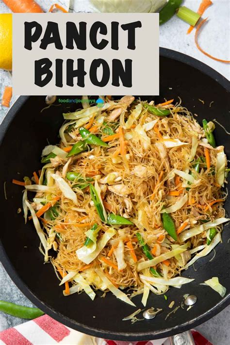 Pancit Bihon Recipe A Classic Filipino Stir Fried Noodle Dish