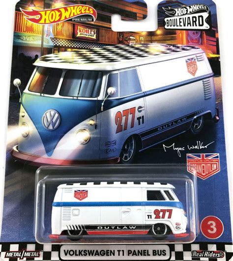 Hot Wheels 2020 Boulevard Series Volkswagen T1 Panel Bus Real Riders Toys And Games