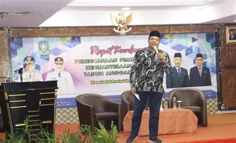 Anggota Komisi IV DPRD Kepri Alex Guspeneldi Hadiri Rakor Dinsos Bahas