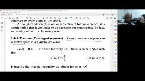 Every Convergent Sequence Is Cauchy In Metric Space Youtube