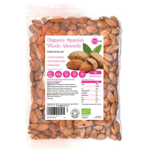 Almonds Organic Spanish Kg