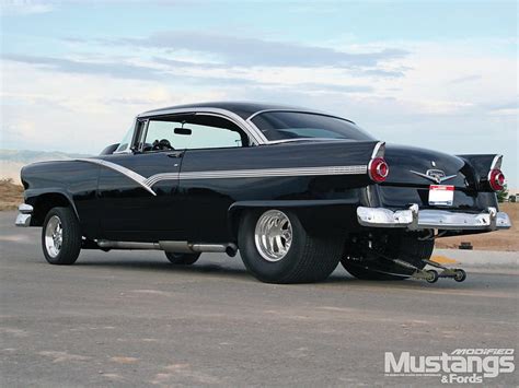 1956 Ford Fairlane Victoria Black Classic Pro Street Ford HD