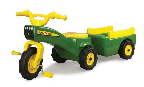 John Deere Pedal Tractor And Wagon Kids Ride On Tractor Tricycle