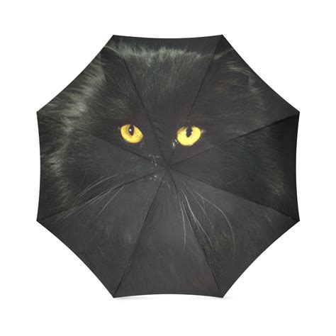 Black Cat Foldable Umbrella Model U01 Id D793219