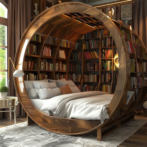 Cozy Reading Retreats: Library Beds for Book Lovers