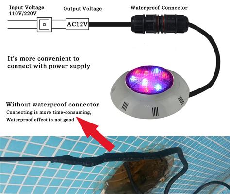 2021 WIFI Wireless RGB LED Swimming Pool Lights Underwater Lamp Resin