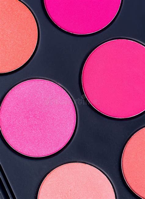 Different Shades Of Powder Blush Stock Image Image Of Collection