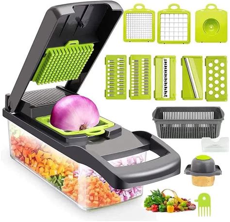 Vegetable Chopper In Kitchen Mandoline Vegetable Slicer Food