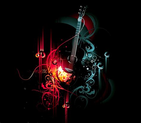 Neon Guitar Wallpapers - Wallpaper Cave