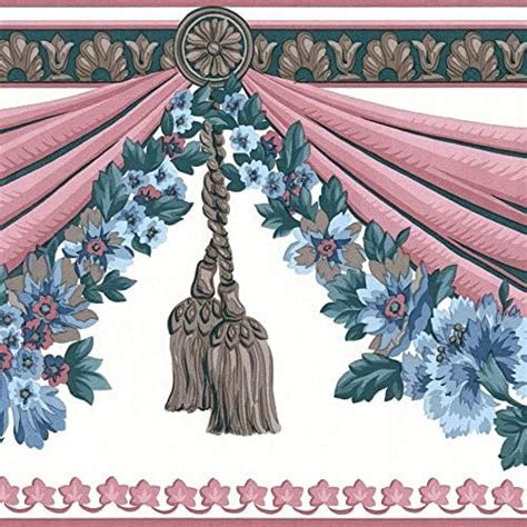 Concord Wallcoverings Wallpaper Border Vintage Pattern Ornaments