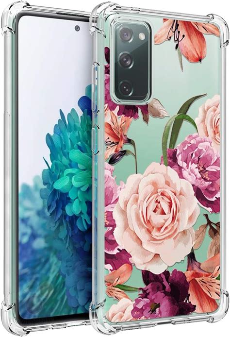 Amazon Osophter For Galaxy S24 Case Flower Floral Women Girls