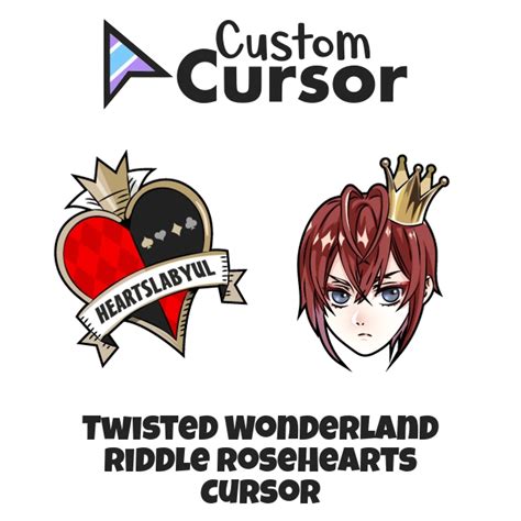 Twisted Wonderland Riddle Rosehearts Cursor Custom Cursor