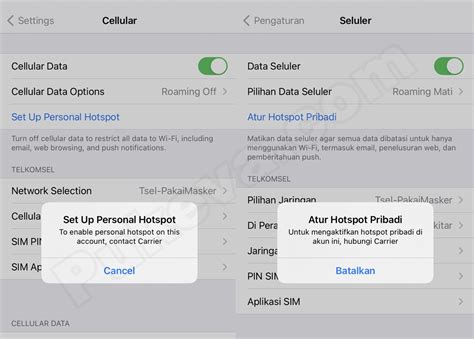 Cara Atur Hotspot Iphone Homecare24