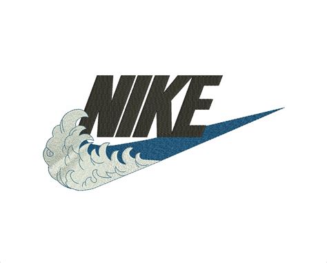 Nike Logo Embroidery Design Design Of Logos For Clothes Nike Etsy