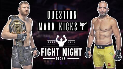 Question Mark Kicks UFC 267 Blachowicz Vs Teixeira Preview YouTube