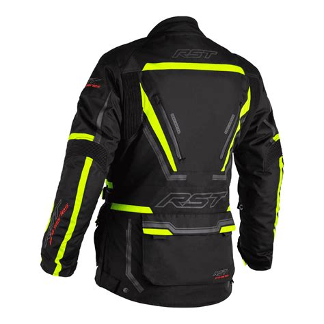 Rst Pro Series Paragon Ce Textile Jacket Black Flo Yellow Two