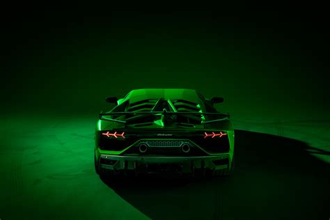 Lamborghini Aventador SVJ Rear Wallpaper,HD Cars Wallpapers,4k ...