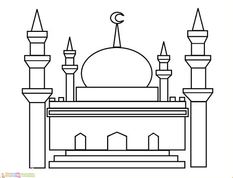 Gambar Masjid Kartun Simple Mosque Images Free Vectors Stock Photos Psd