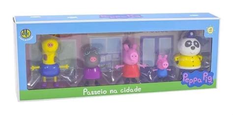 Peppa Pig Conjunto De Mini Figuras Passeio Na Cidade Dtc Mercadolivre