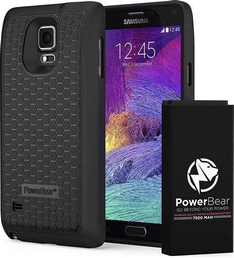 Buy PowerBear Samsung Galaxy Note 4 Extended Series 7500mAh