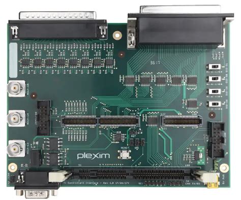 Plexim Rt Box Controlcard Interface User Manual