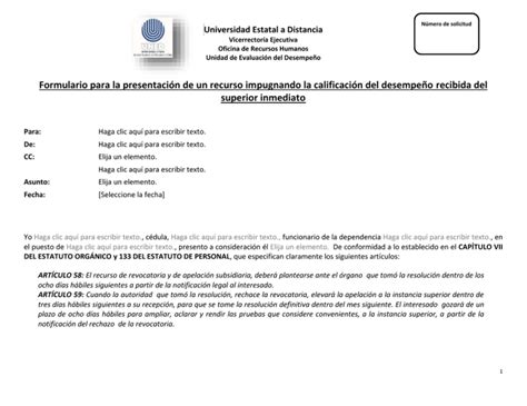 Formulario Recurso De Revocatoria Con Apelaci N En