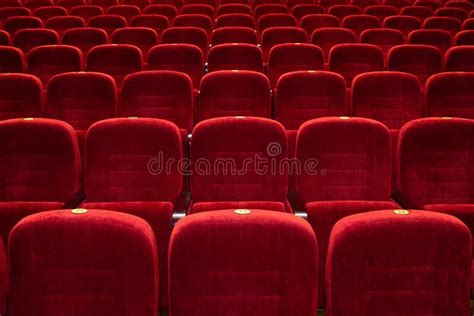 The Auditorium Red Seats The Seats In The Cinema Stock Image Image Of Comfort Film 142729103