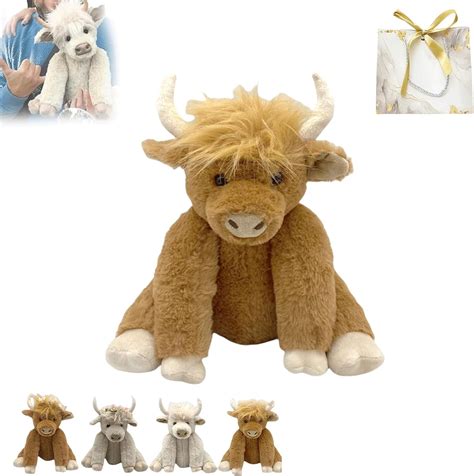 Amazon Theorbi Highland Cow Plush Toy Theorbi Highland Cow