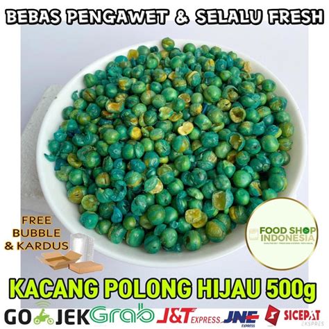 Jual Kacang Polong 500g Makanan Ringan Murah Snack Murah Cemilan Murah