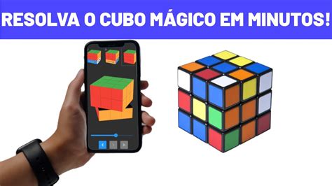 RESOLVA O CUBO MÁGICO EM SEGUNDOS UM APLICATIVO INCRÍVEL APRENDA