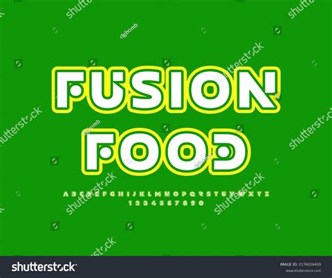 Vector Modern Logo Fusion Food Creative Stock Vector Royalty Free